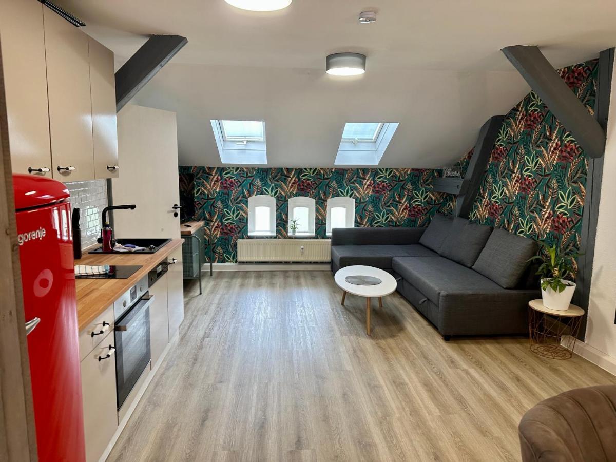 Apartment Zum Bunten Schmetterling Inkl. Parkplatz Ерфурт Екстериор снимка